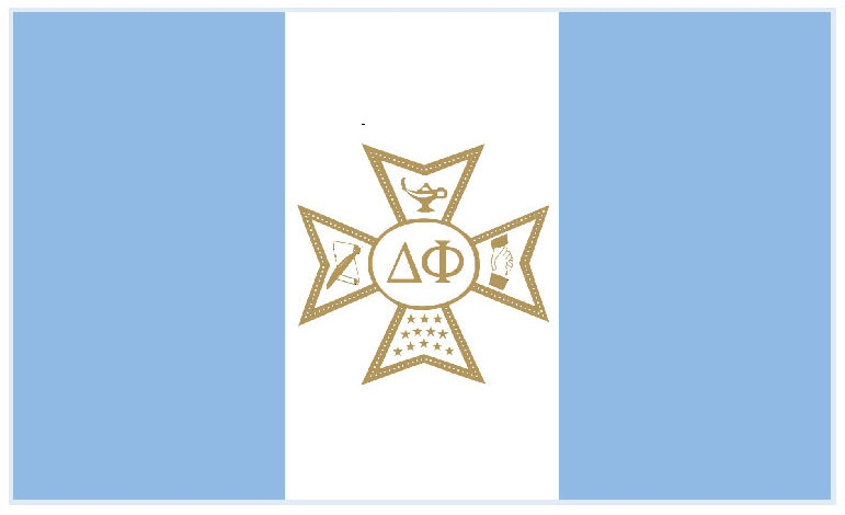 Product Description: Banners are custom made, so the time from order to delivery is approximately five weeks.</br></br>Domestic Shipping included.</br></br>Contact Delta Phi National if you wish to ship internationally.</br> Delta Phi Flag 4 x 6